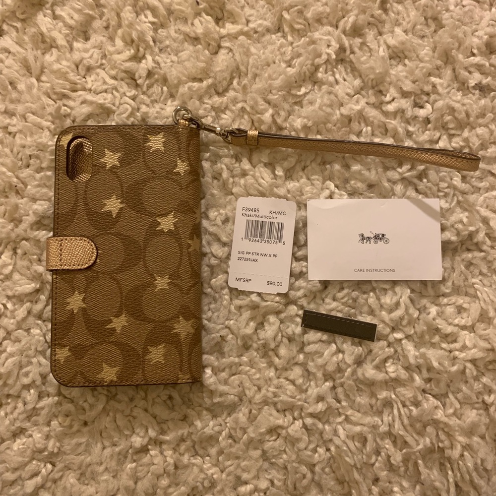 Coach signature wallet phone case for iphone XR - Picture 4 of 5